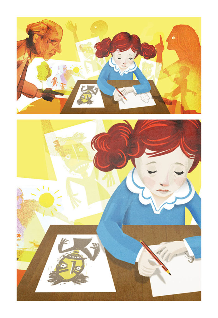 Thhink illustration school drawing comic